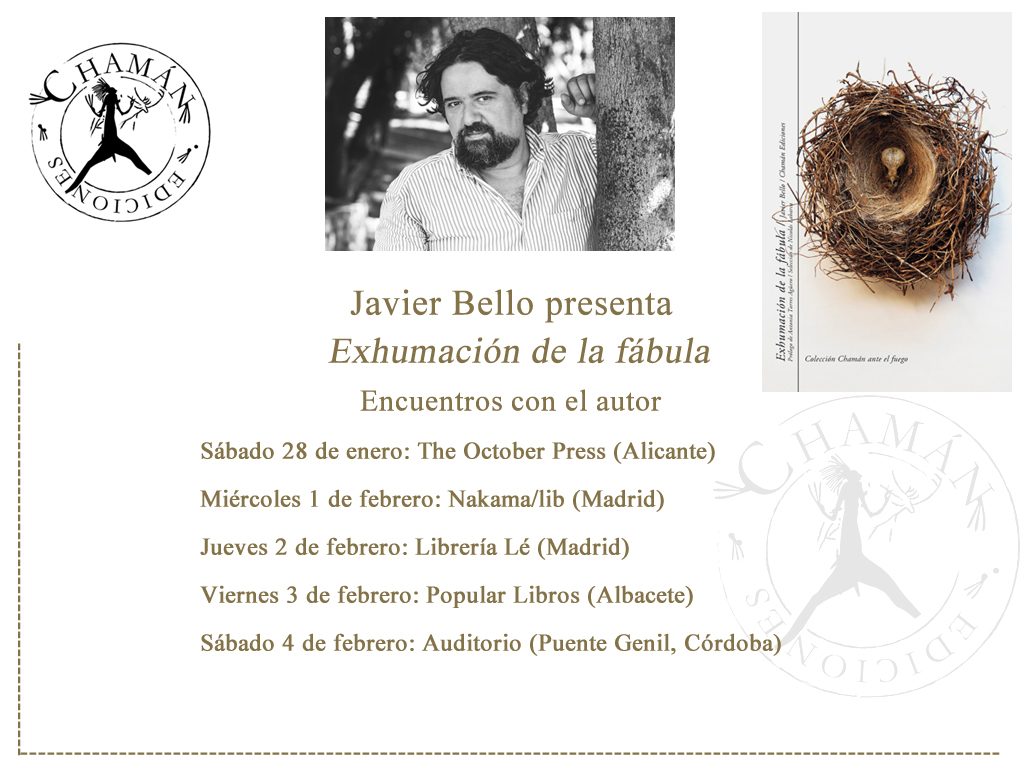Presentaciones Javier Bello en España